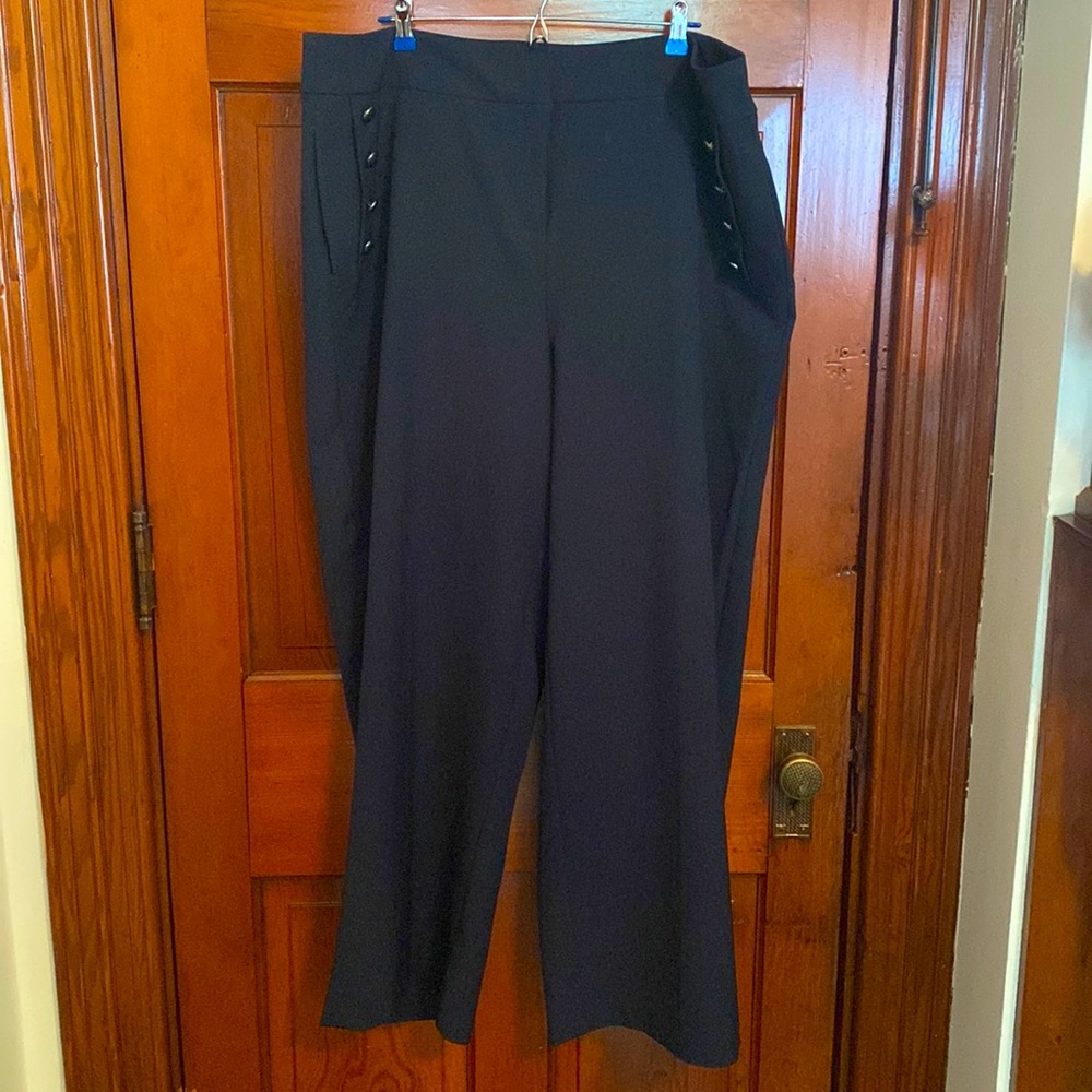 Eloquii navy sailor pant, size 22